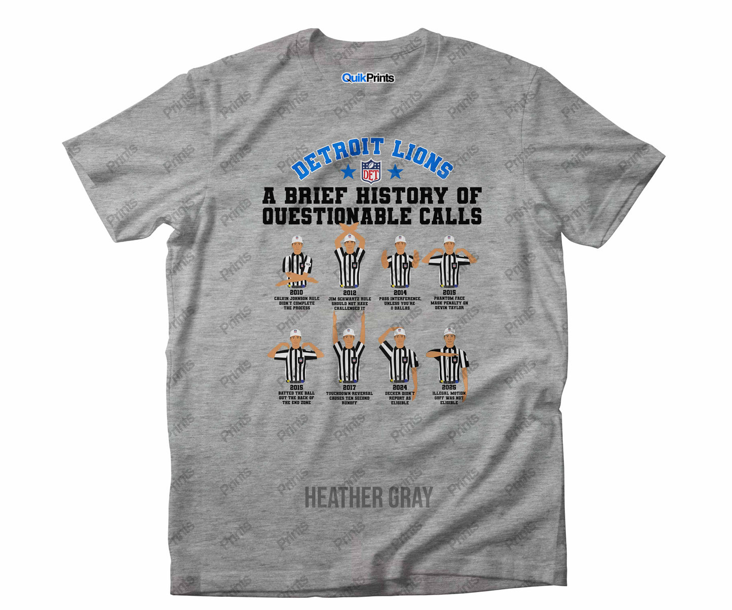 Detroit Football - A Brief History of Questionable Calls