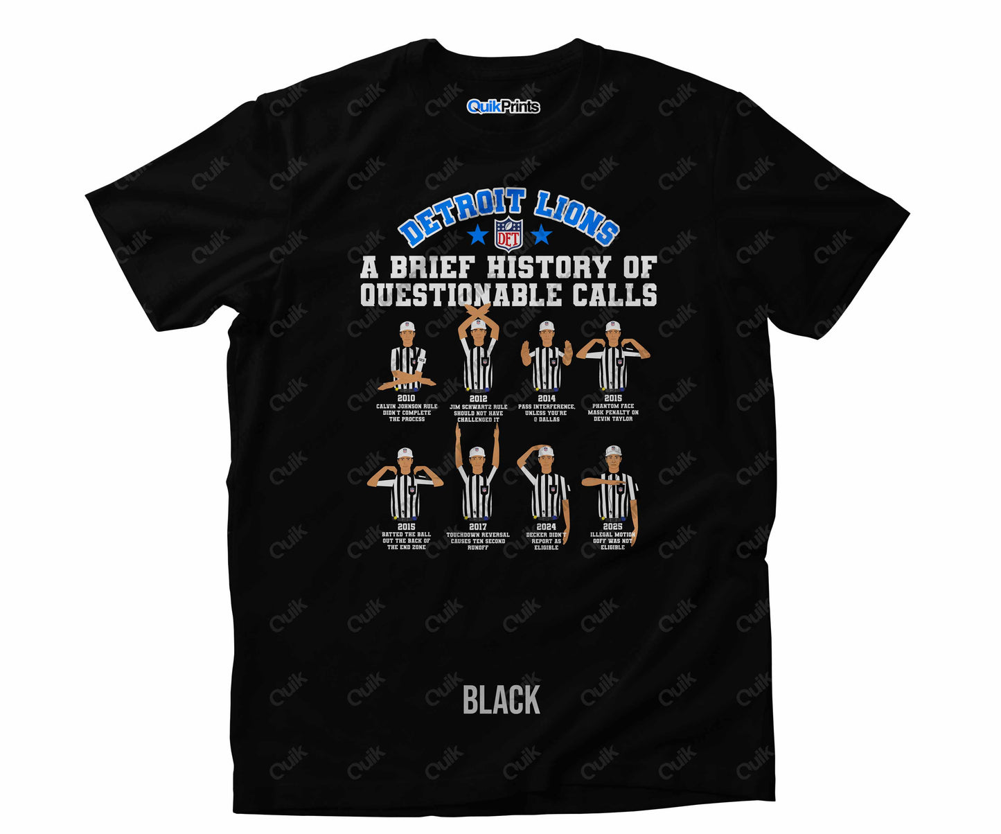 Detroit Football - A Brief History of Questionable Calls