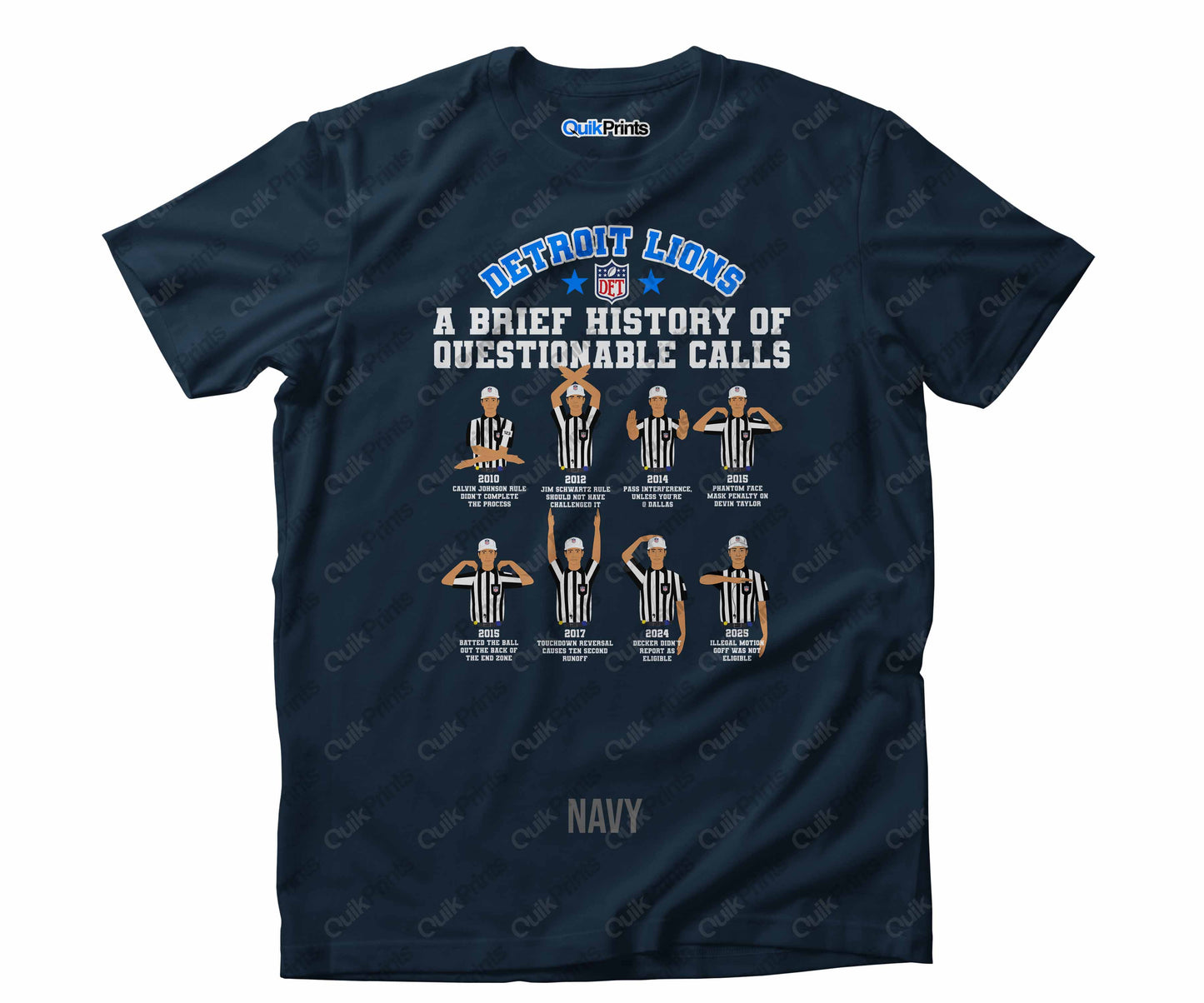 Detroit Football - A Brief History of Questionable Calls