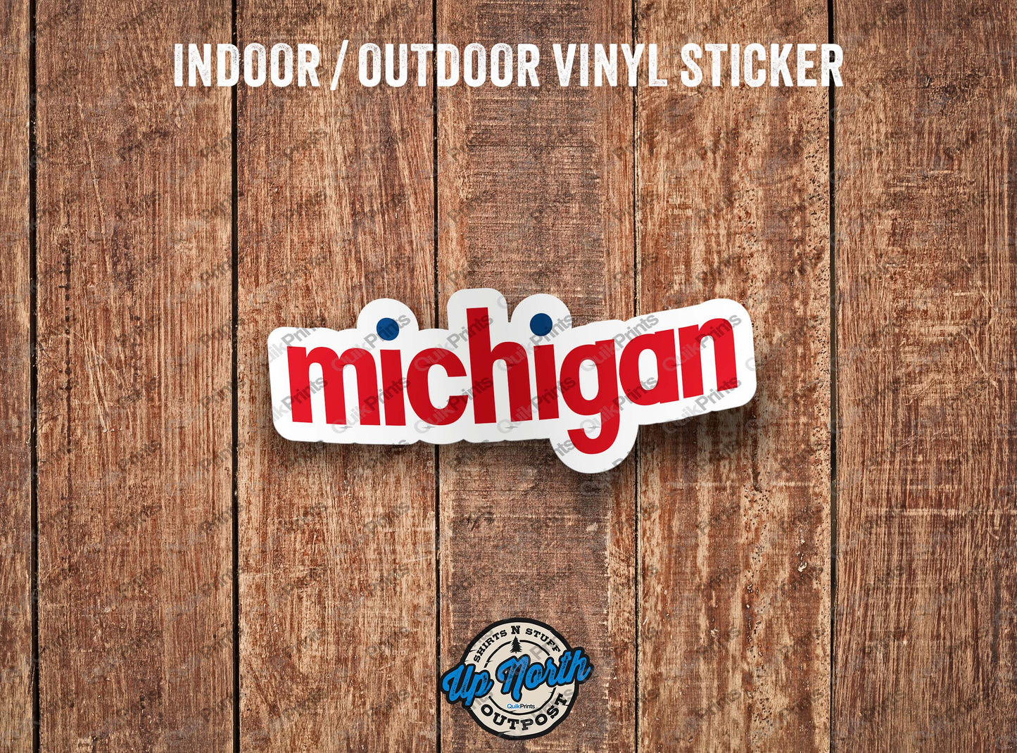 Michigan Supermarket Sticker