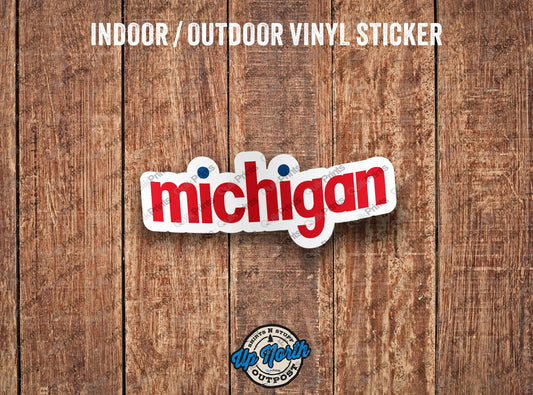 Michigan Supermarket Sticker