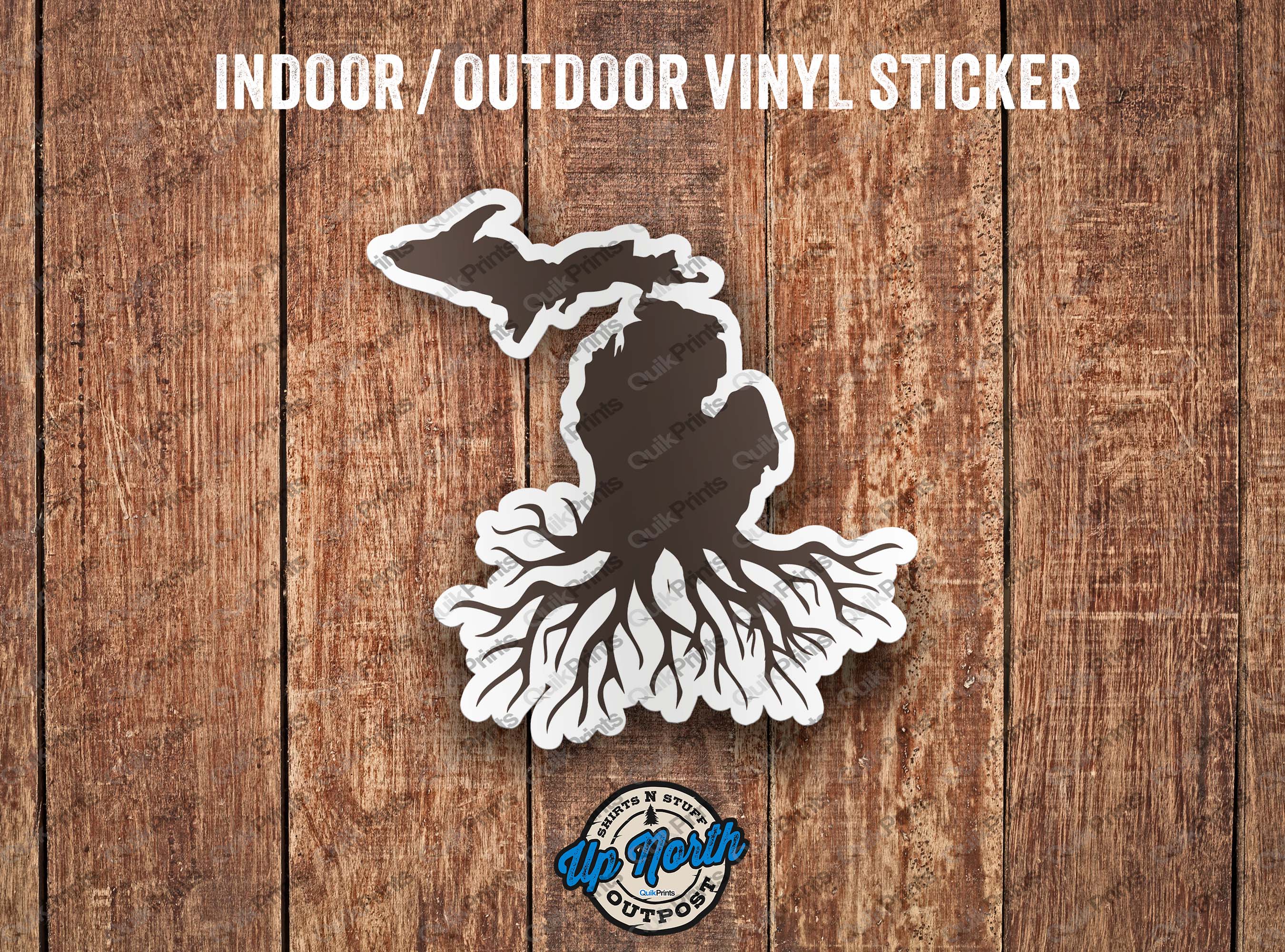 Michan Roots Michigan Roots Sticker – QuikPrints