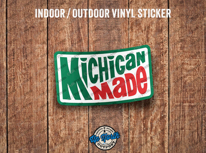 Michigan Made Sticker