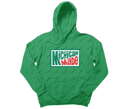 Michigan Made Hoodie (Vintage Print)