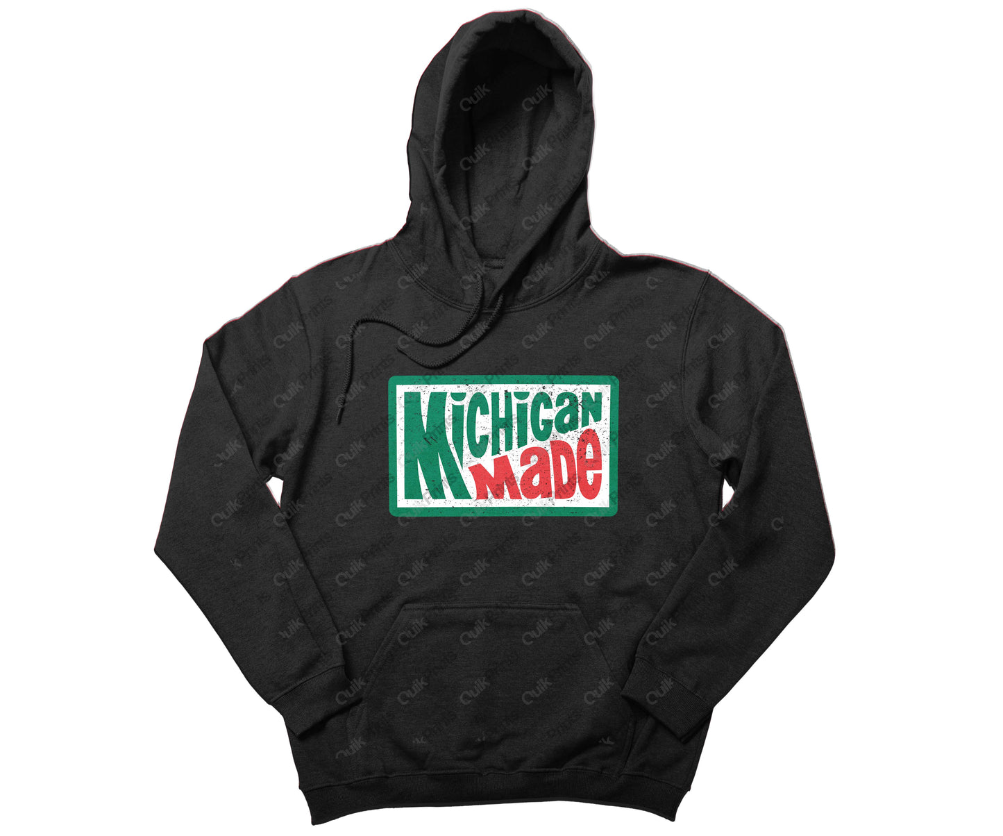 Michigan Made Hoodie (Vintage Print)