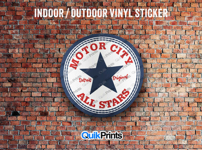 Motor City All Stars Sticker