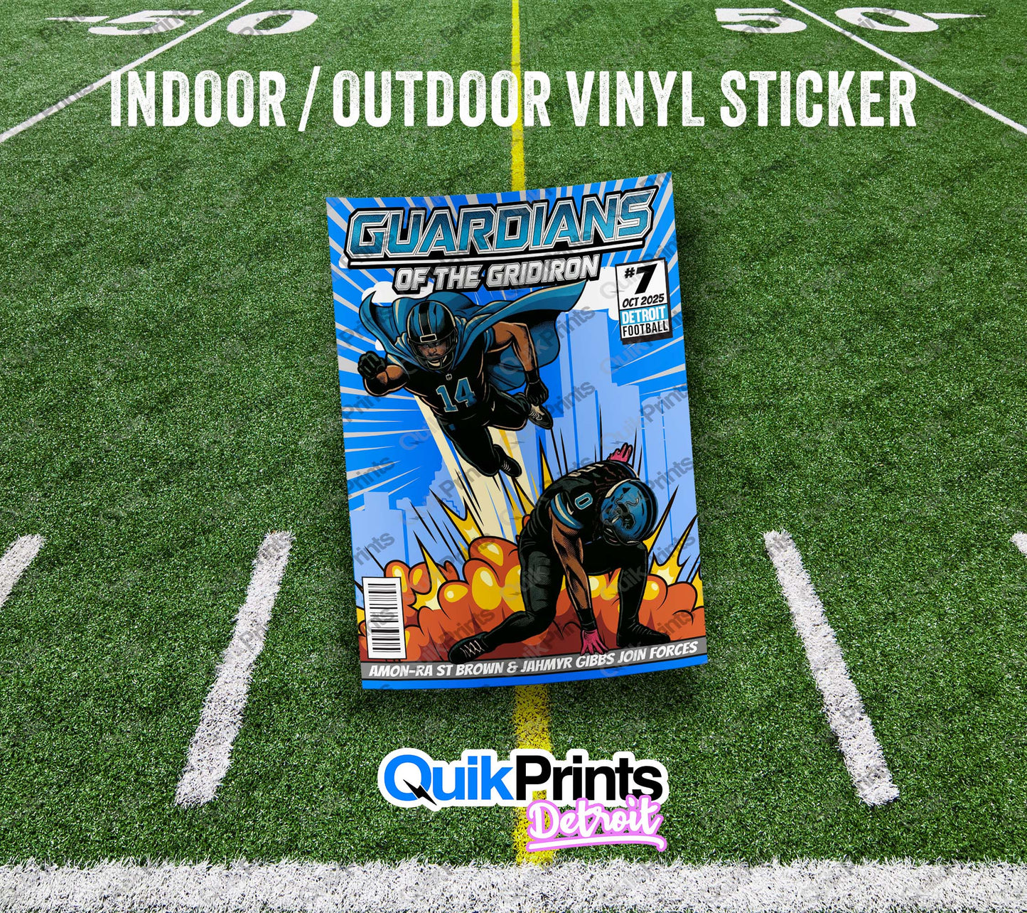 Guardians of the Gridiron Sticker