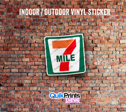 7  Mile Sticker