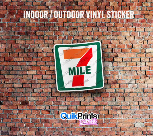 7  Mile Sticker