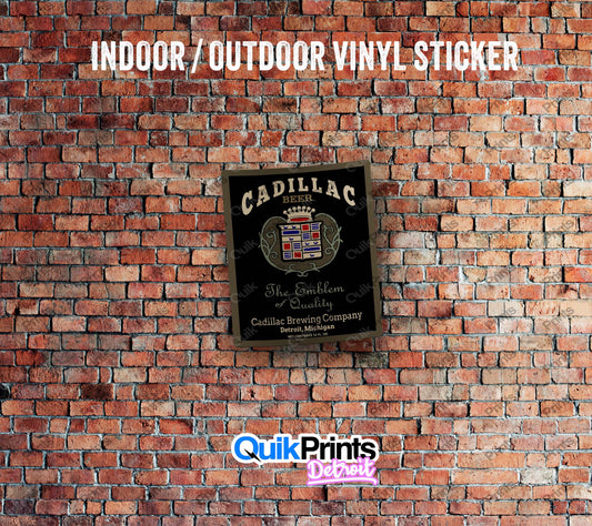 Cadillac Brewing Company Sticker