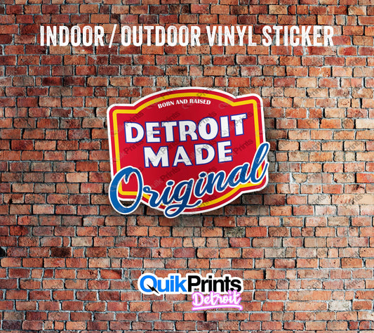 Detroit Made Original Sticker
