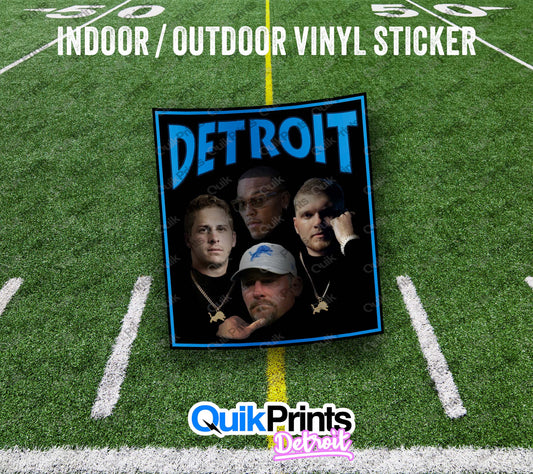 Detroitz Most Wanted Sticker