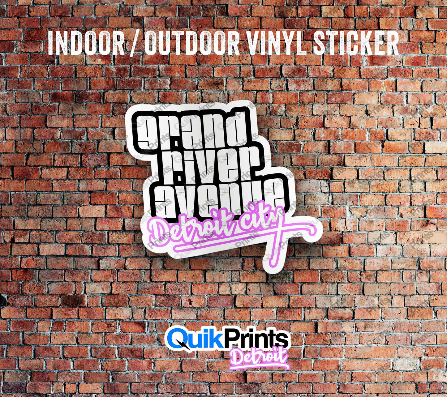 Grand River Avenue - Detroit City Sticker