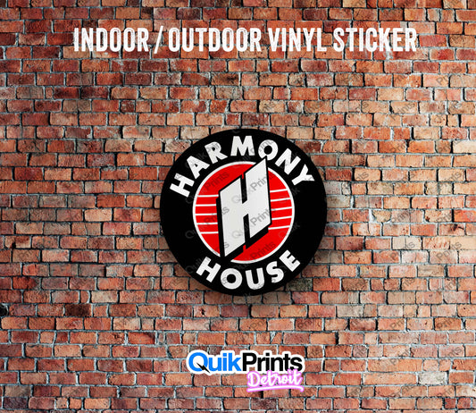 Harmony House Sticker