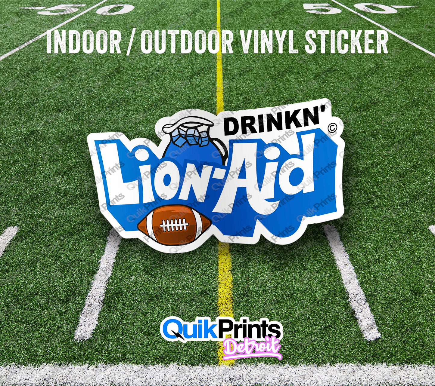 Drinkin' Lion-Aid Sticker