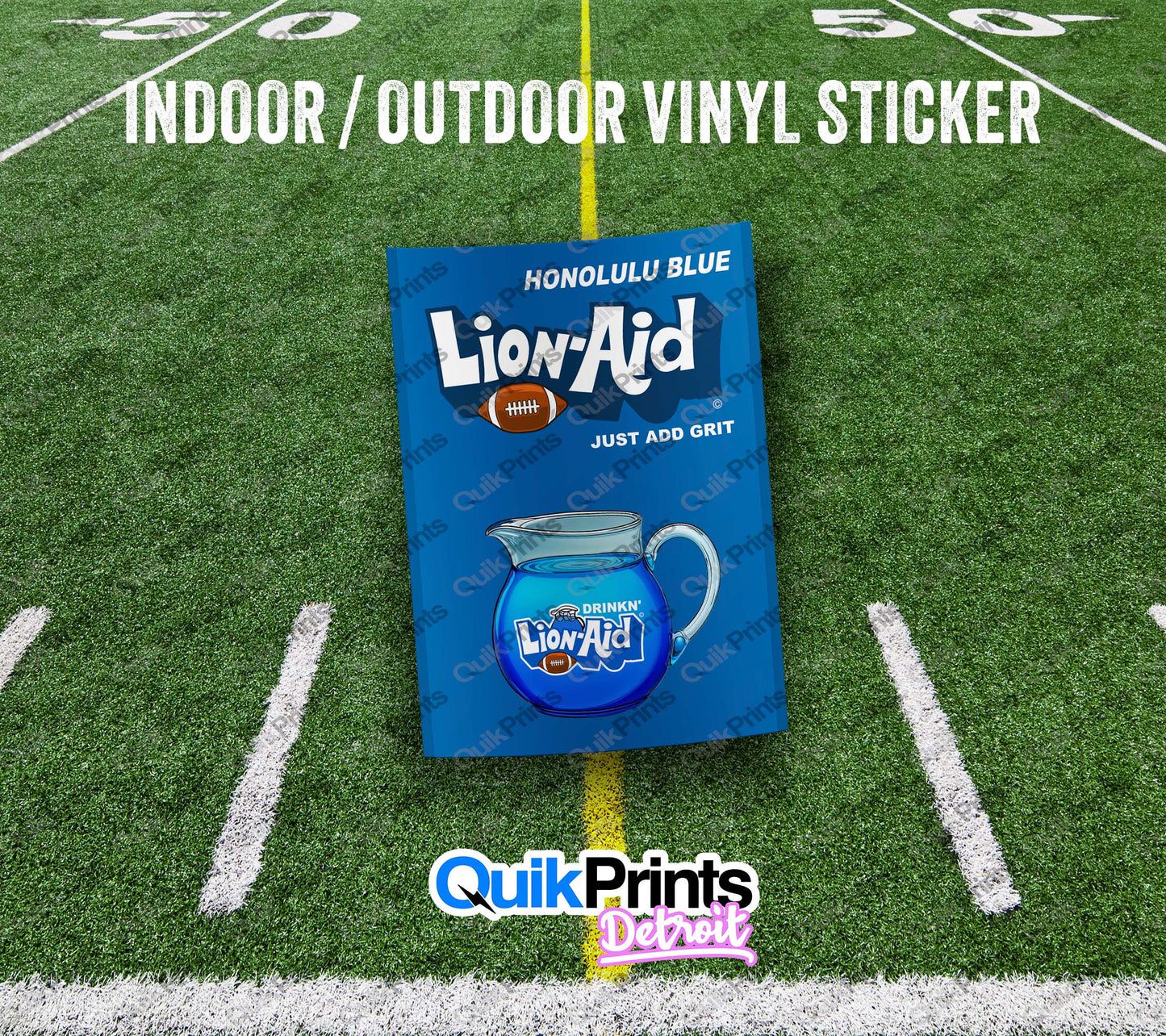 Lion-Aid Packet Sticker