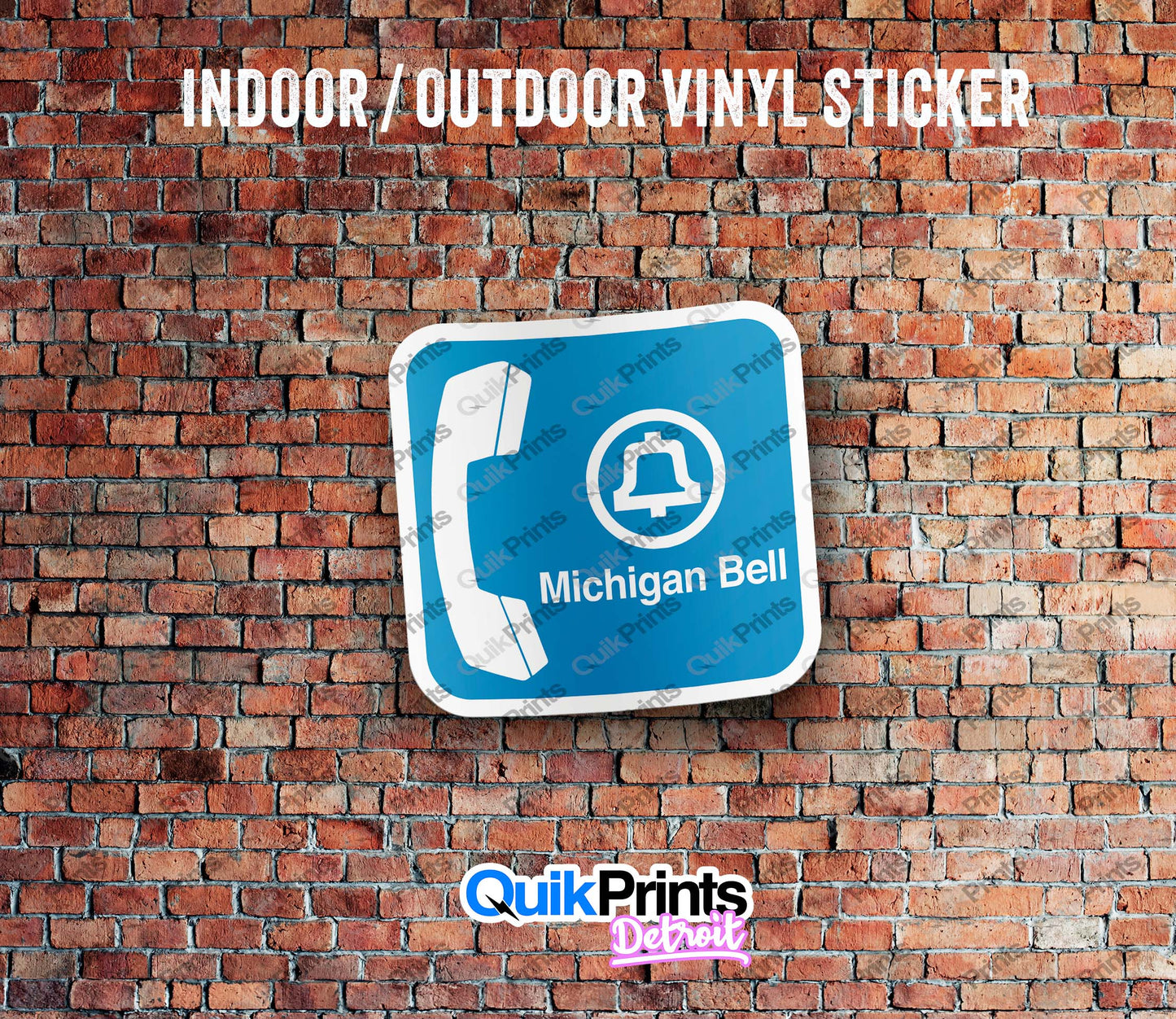 Michigan Bell Pay Phone Sticker