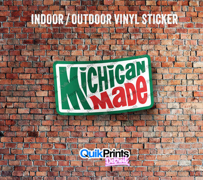 Michigan Made Sticker