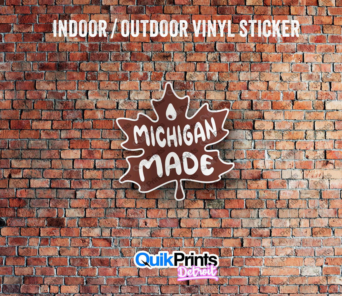 Michigan Made Maple Sticker