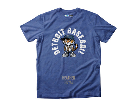 Detroit Baseball - Tiger Wearing Jersey