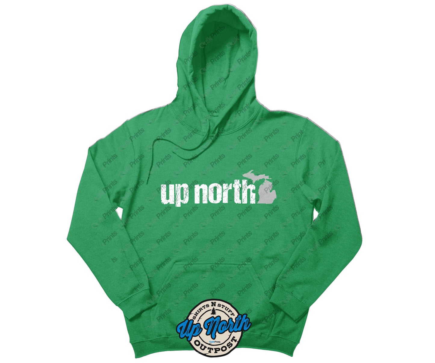 Up North Michigan Hoodie (Vintage Print)