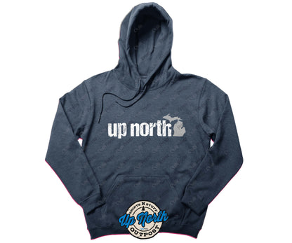 Up North Michigan Hoodie (Vintage Print)