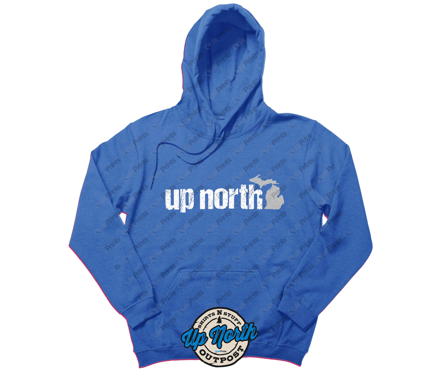 Up North Michigan Hoodie (Vintage Print)