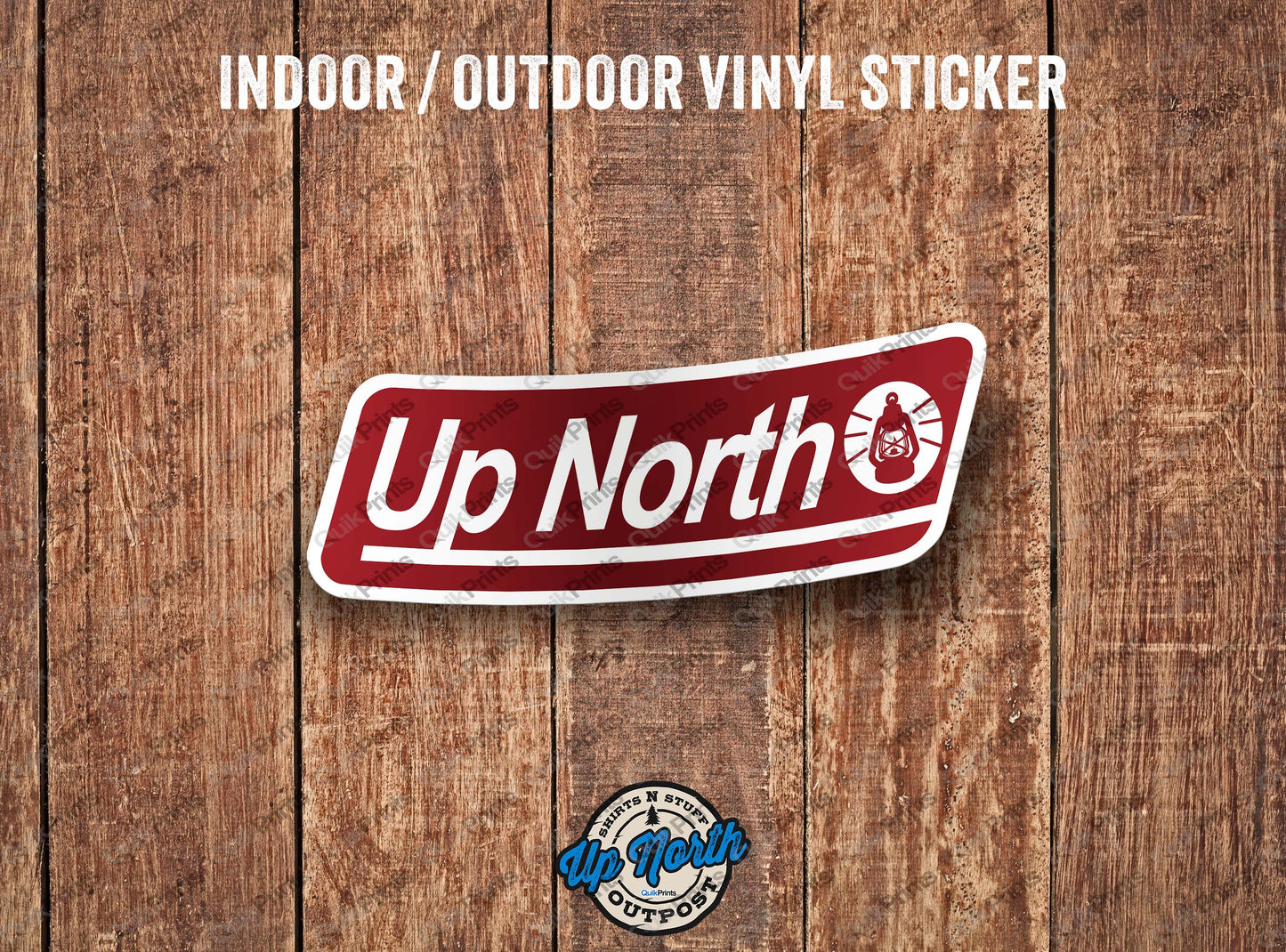 Up North Lantern Sticker
