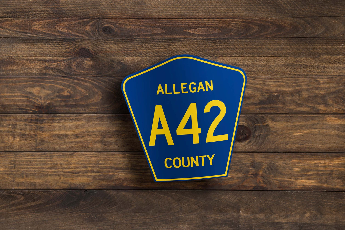 Custom County Road Sign Sticker