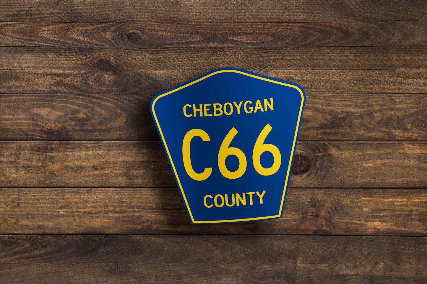 Custom County Road Sign Sticker