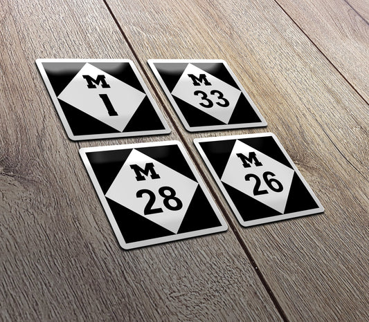 Custom Michigan Highway Sticker