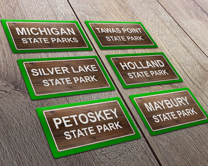 Custom Michigan State Park Sticker