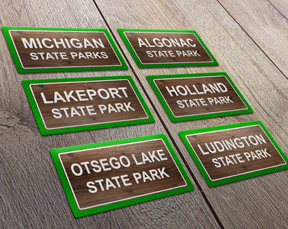 Custom Michigan State Park Sticker