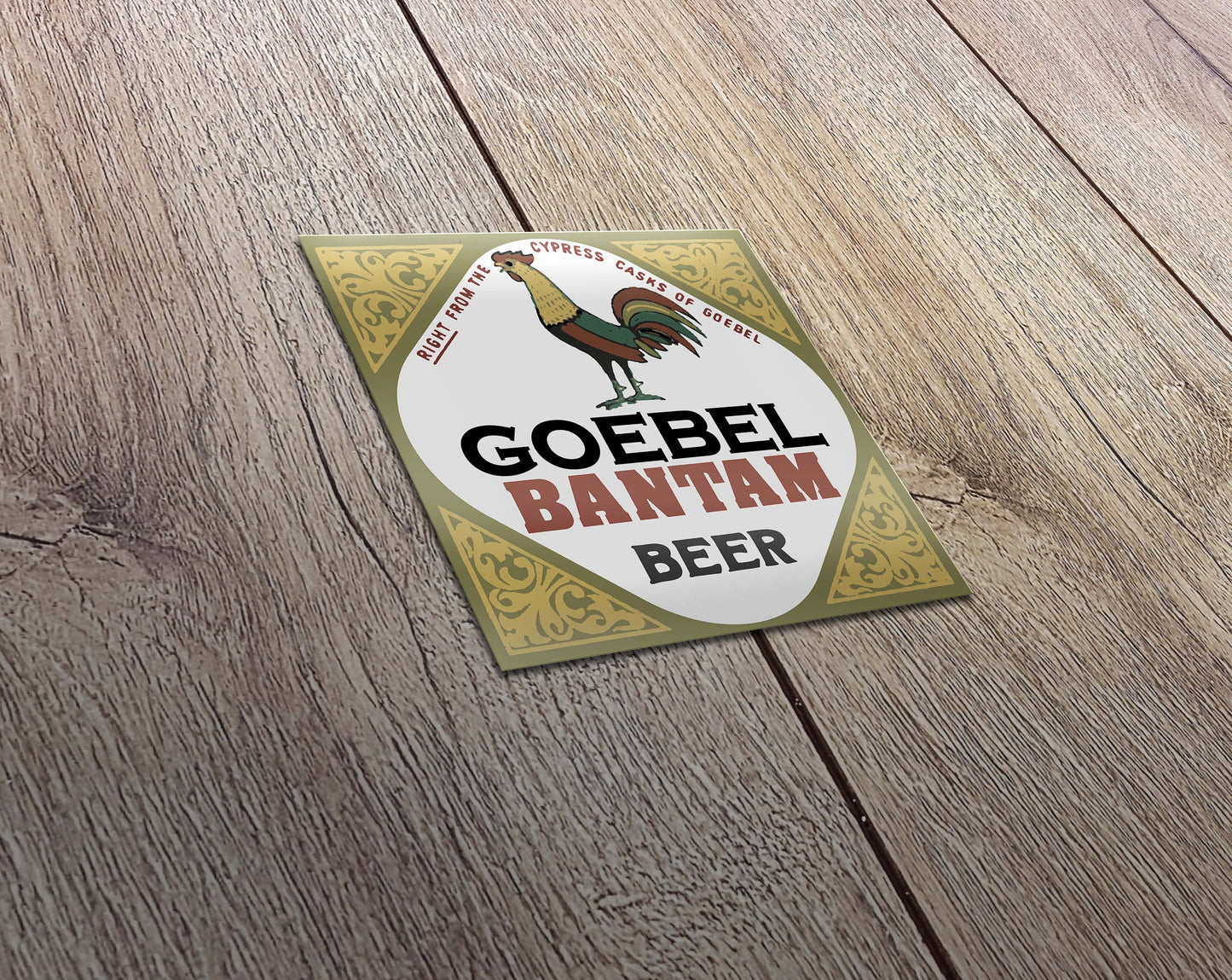 Goebel Label Beer Sticker