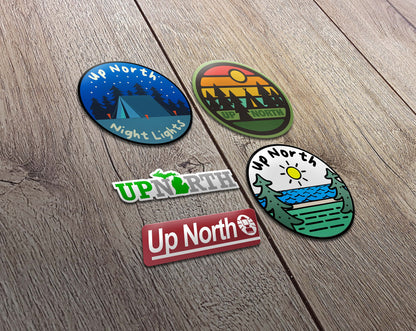 Up North Michigan Sticker Pack