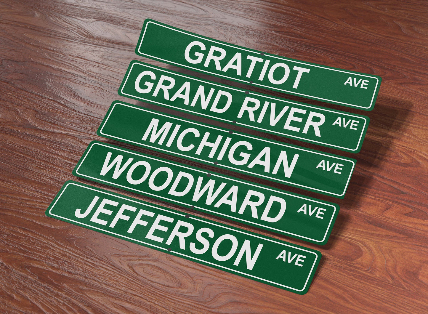 Detroit Street Sign Set