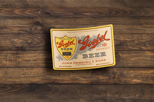Goebel Beer Sticker