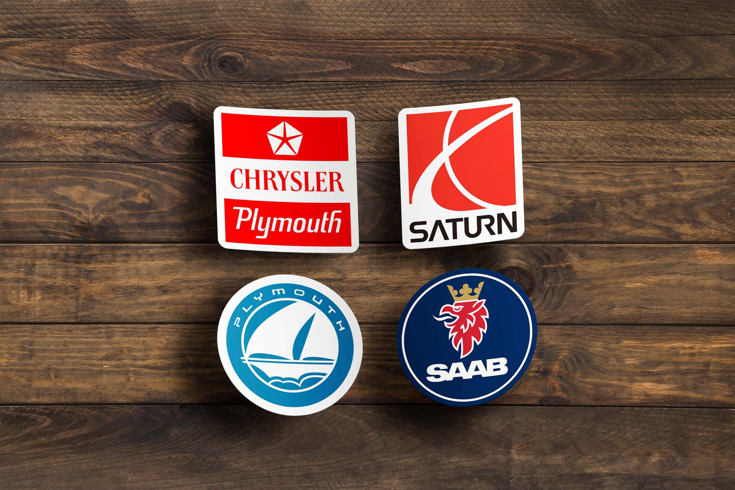 Defunct Automobile Sticker Pack