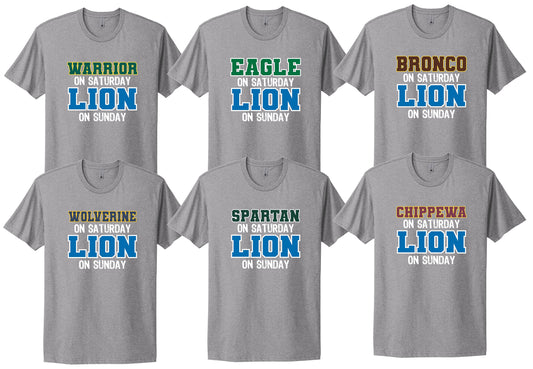 College on Saturday / Lion on Sunday